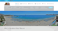 Desktop Screenshot of hotelmarconi.es